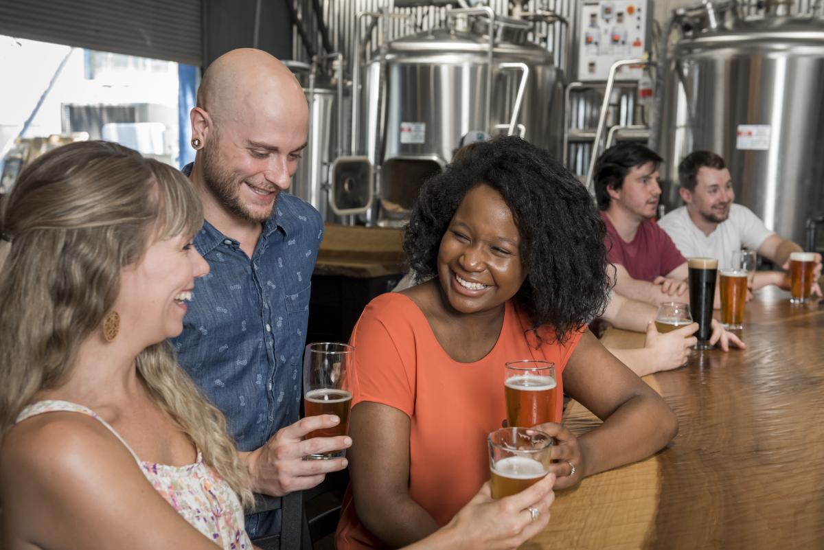 Asheville has more than 40 breweries including Bhramari Brewing Co. Asheville has more than 40 breweries including Bhramari Brewing Co.