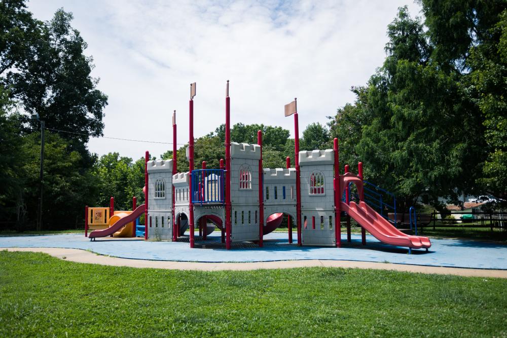 Playground at Roy Pope Park in Asheville Playground at Roy Pope Park in Asheville