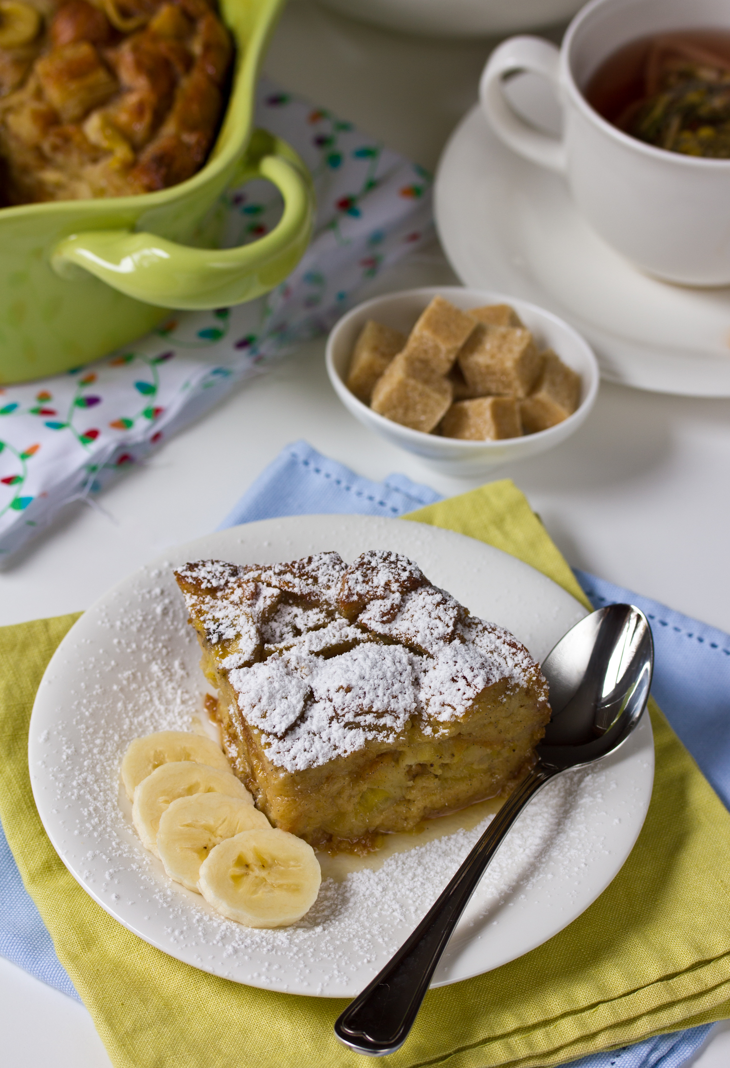 Banana Bread Pudding made with Croissants | ExploreAsheville.com Banana Bread Pudding made with Croissants | ExploreAsheville.com