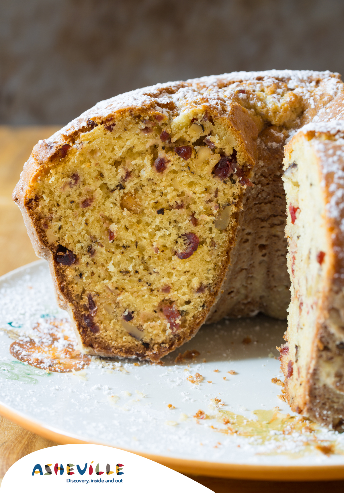 Cranberry Walnut Cake #Recipe | ExploreAsheville.com Cranberry Walnut Cake #Recipe | ExploreAsheville.com