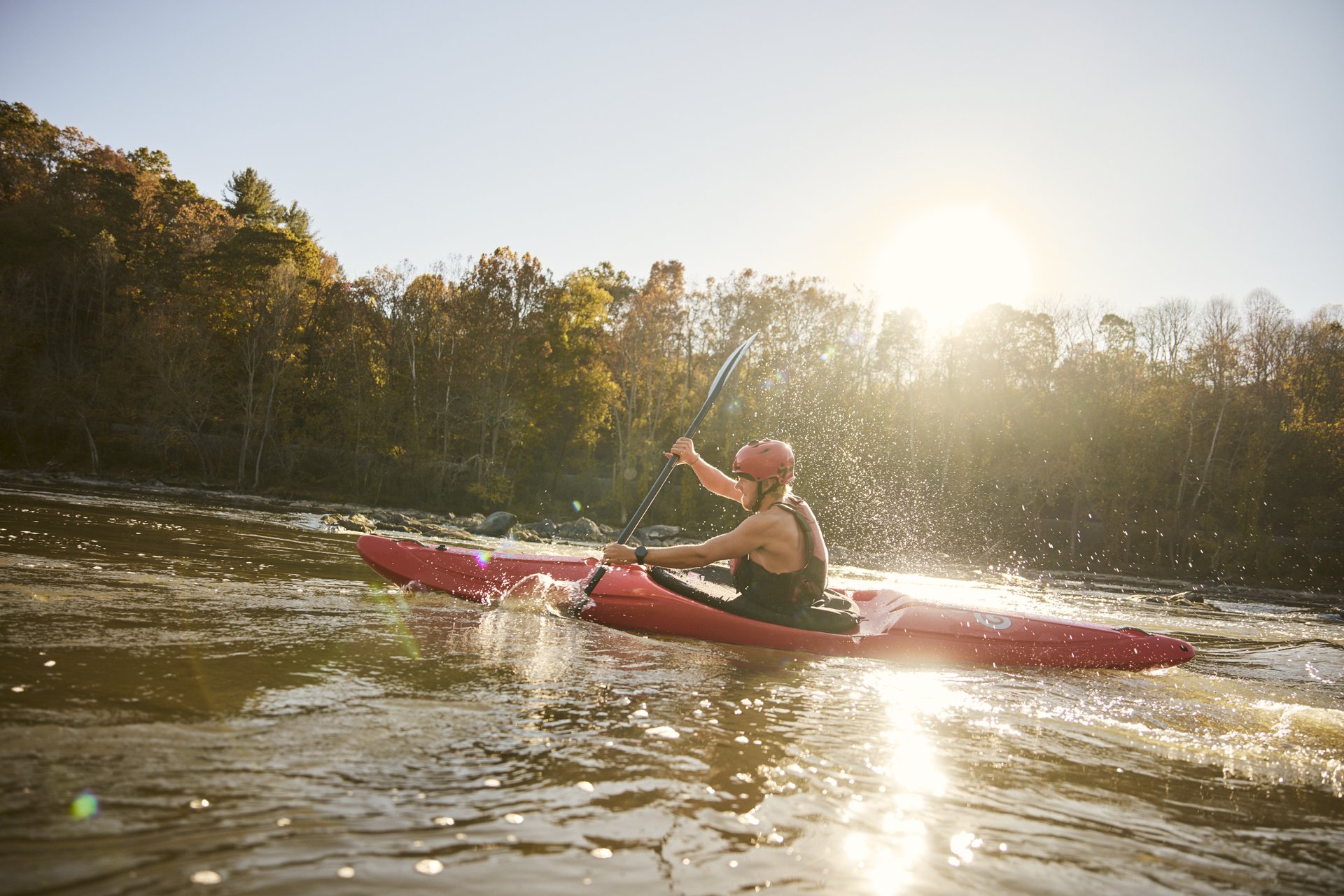 Kayaking on the French Broad River