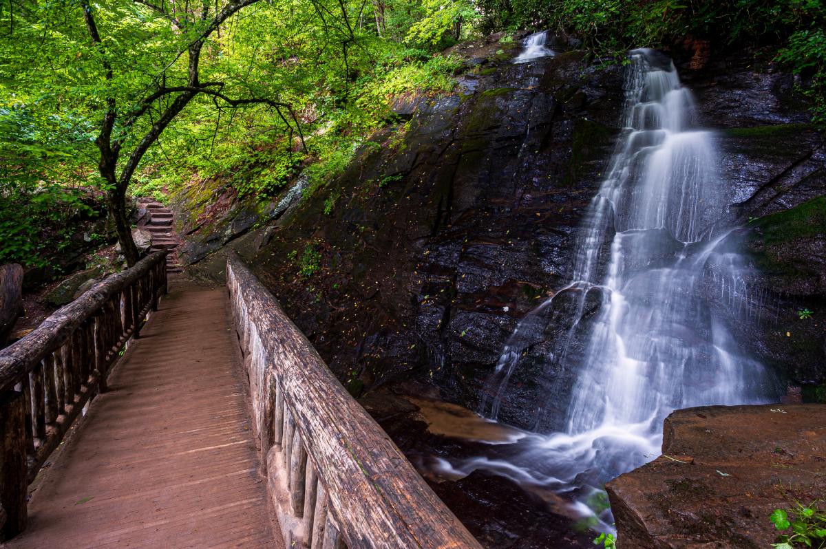 Juney Whank Falls and Boardwalk Juney Whank Falls and Boardwalk