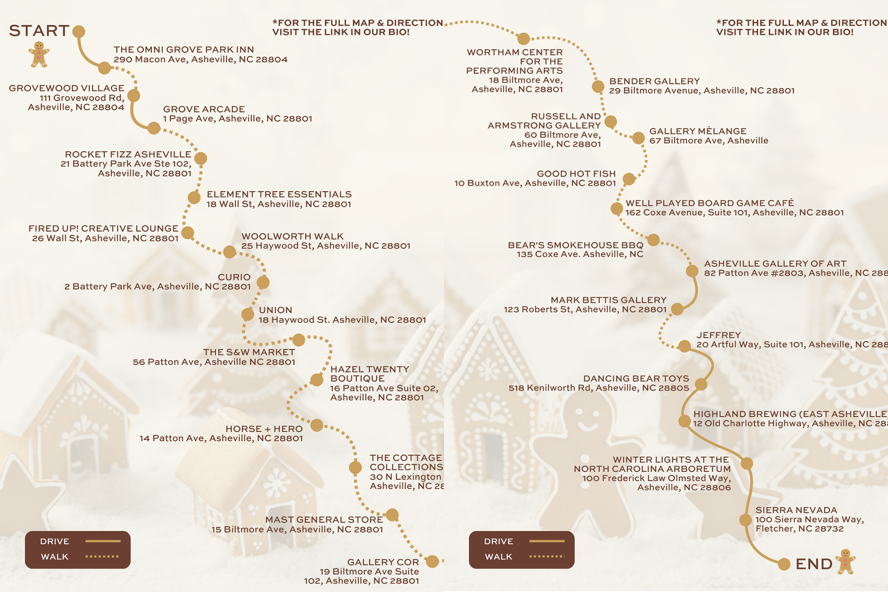 Gingerbread Map of Giving Gingerbread Map of Giving