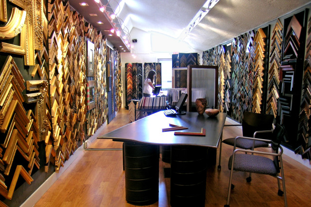 BlackBird has the largest selection of frame options in WNC.