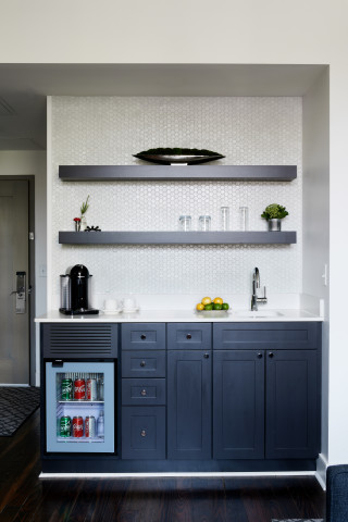 Wet bars in every room