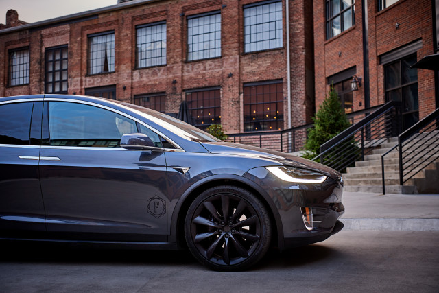 House car service offered complimentary in our Tesla Model X