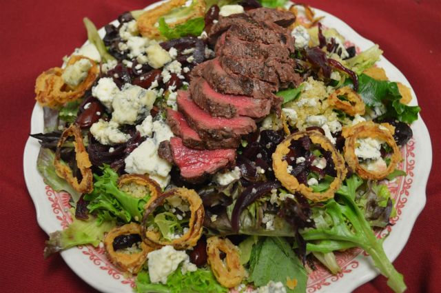 Who says decadent dining can't be healthy? This hearty salad is always a favorite.
