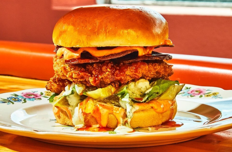 Hot Honey Chicken Sandwich BOGO at Regina's