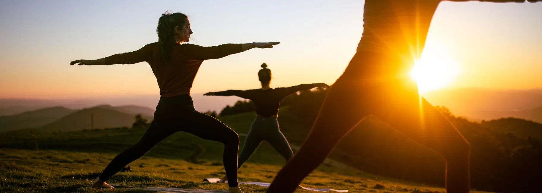 Fairview Bearwallow Mountain Sunset Yoga with Asheville Wellness Tours / Photo: Stephan Pruitt