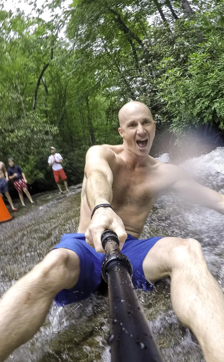 Sliding Rock in Asheville