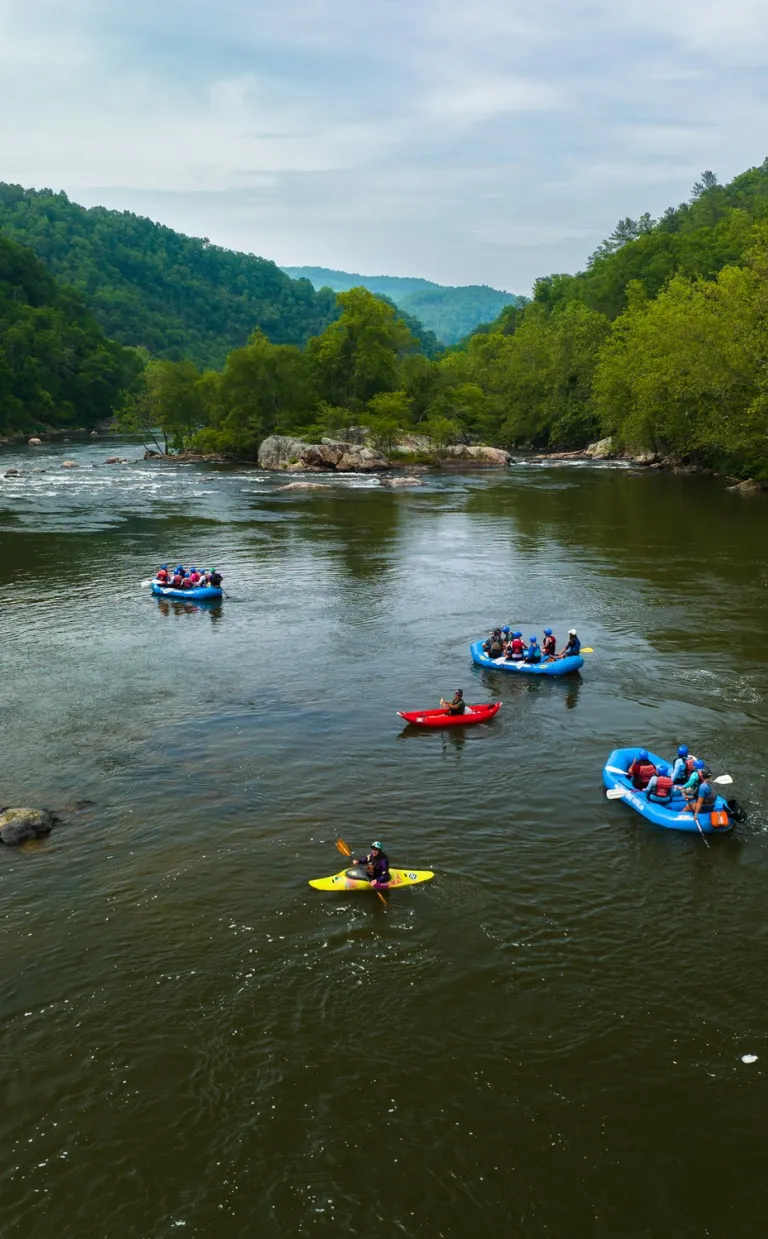 Rafting on the French Broad River / Photo: Chris Burkard