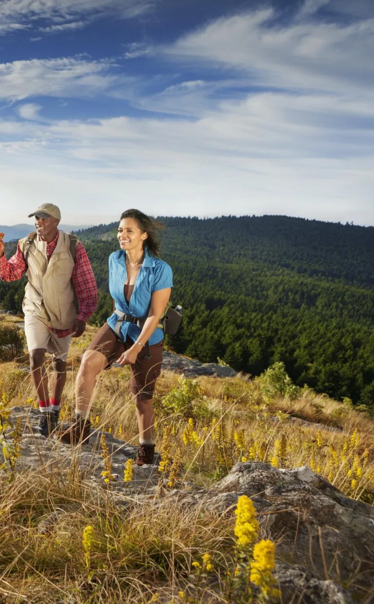 Hiking Black Balsam by Steven McBride