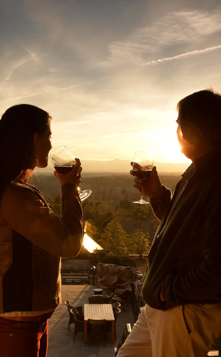 The Sunset Terrace at the Omni Grove Park Inn