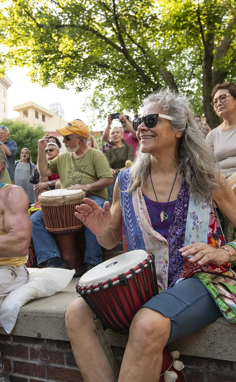 Downtown Drum Circle