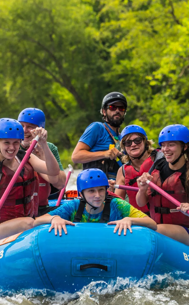 Rafting the French Broad River / Photo: Jared Kay
