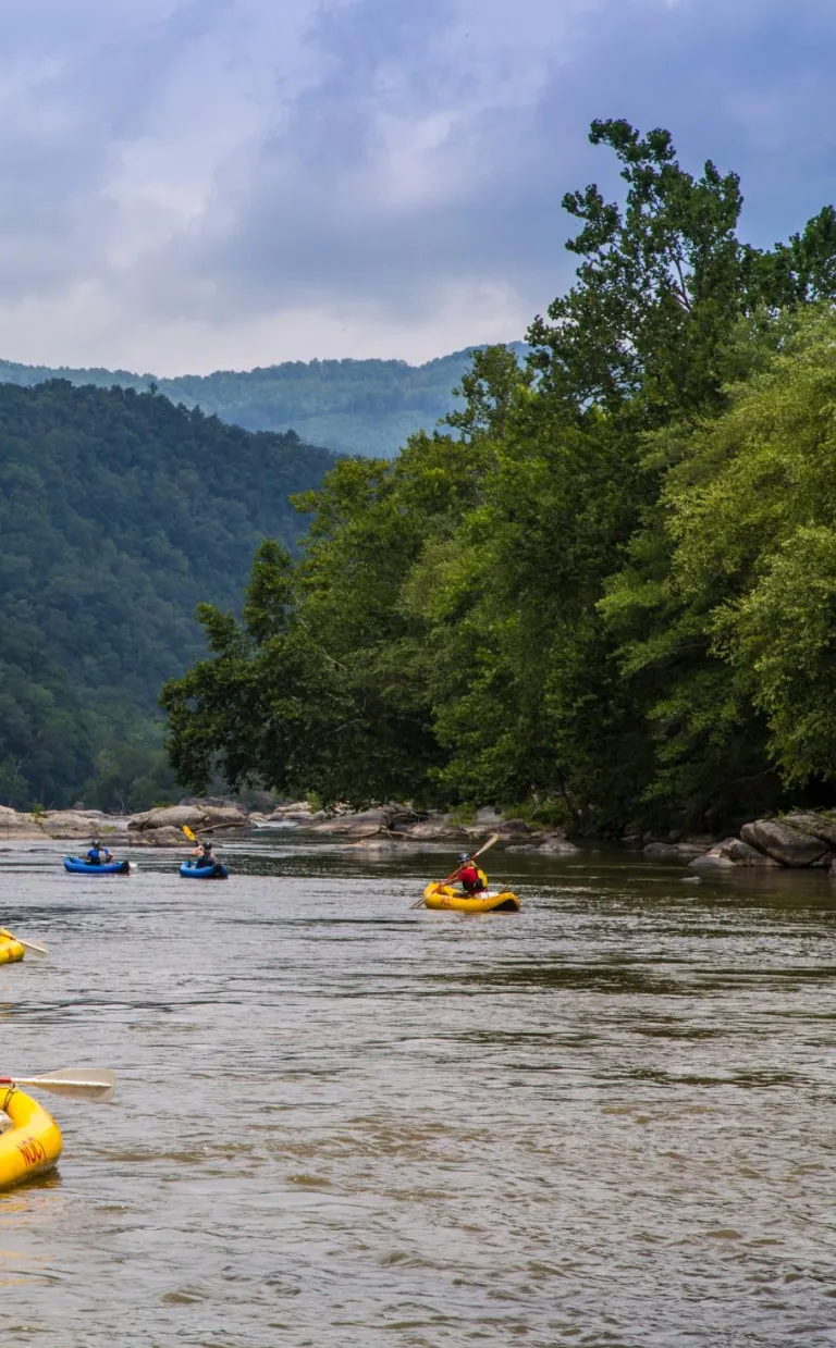 Rafting the French Broad River by Jared Kay