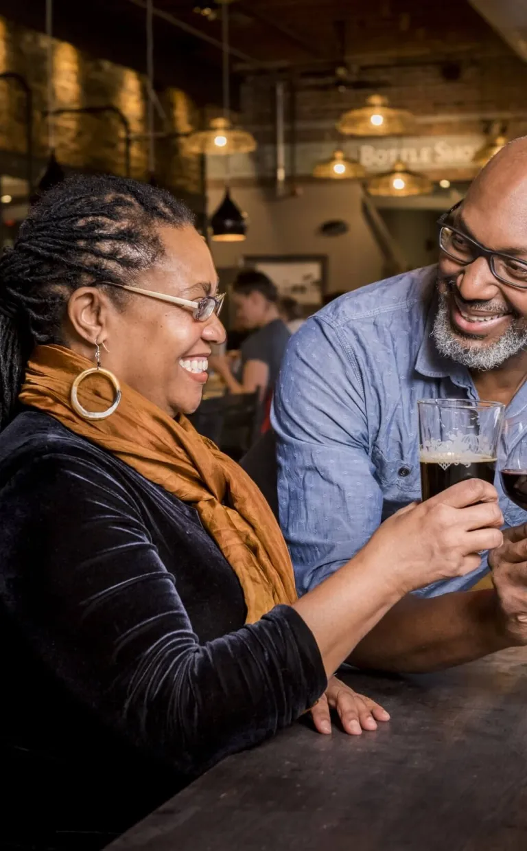 Couple at Wicked Weed