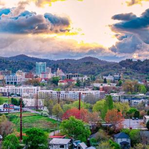 Asheville Cityscape by Andre Daugherty