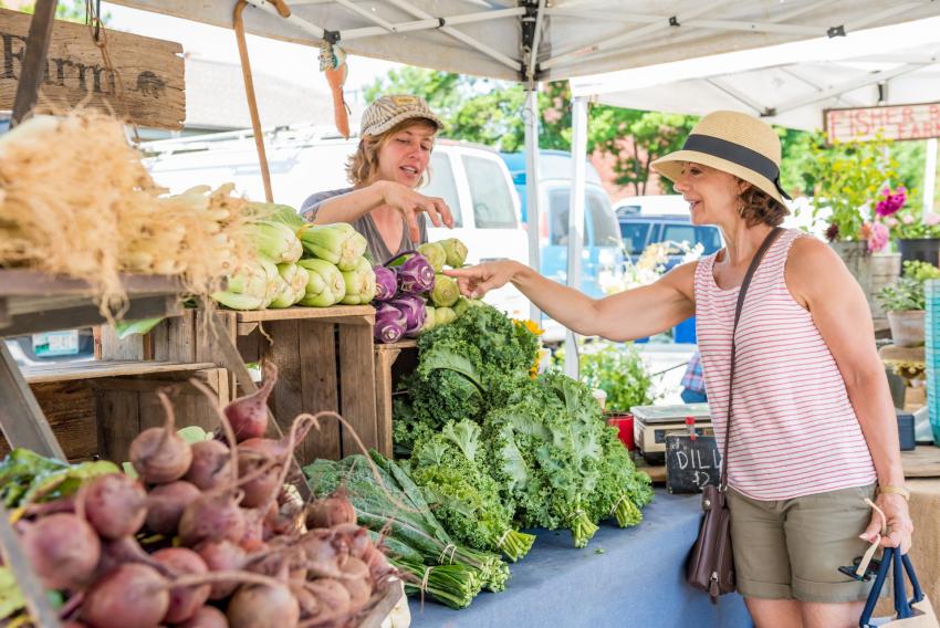 Asheville summer tailgate market / Photo: Emily Chaplin Asheville summer tailgate market / Photo: Emily Chaplin